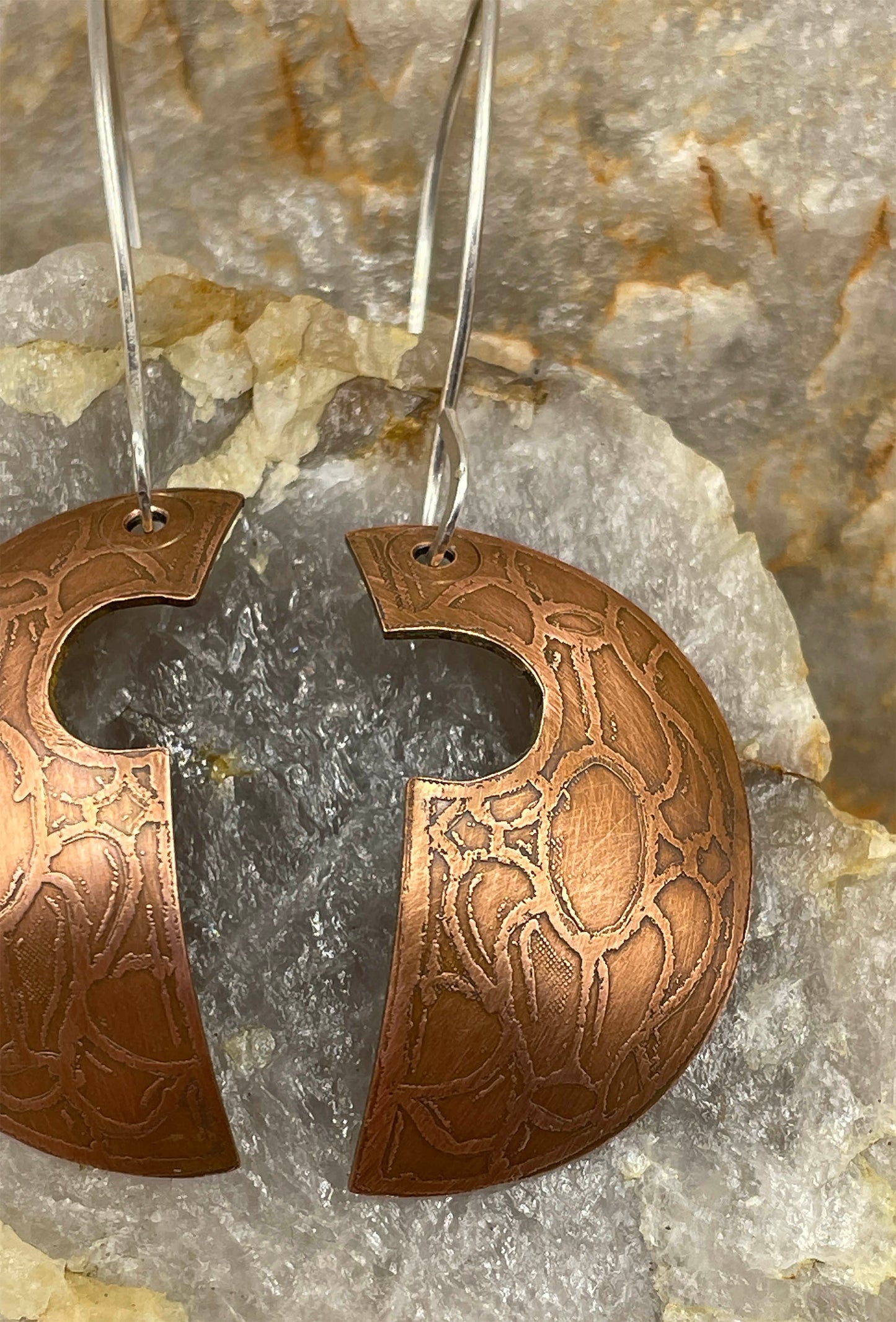 Looking Within-Copper Earrings