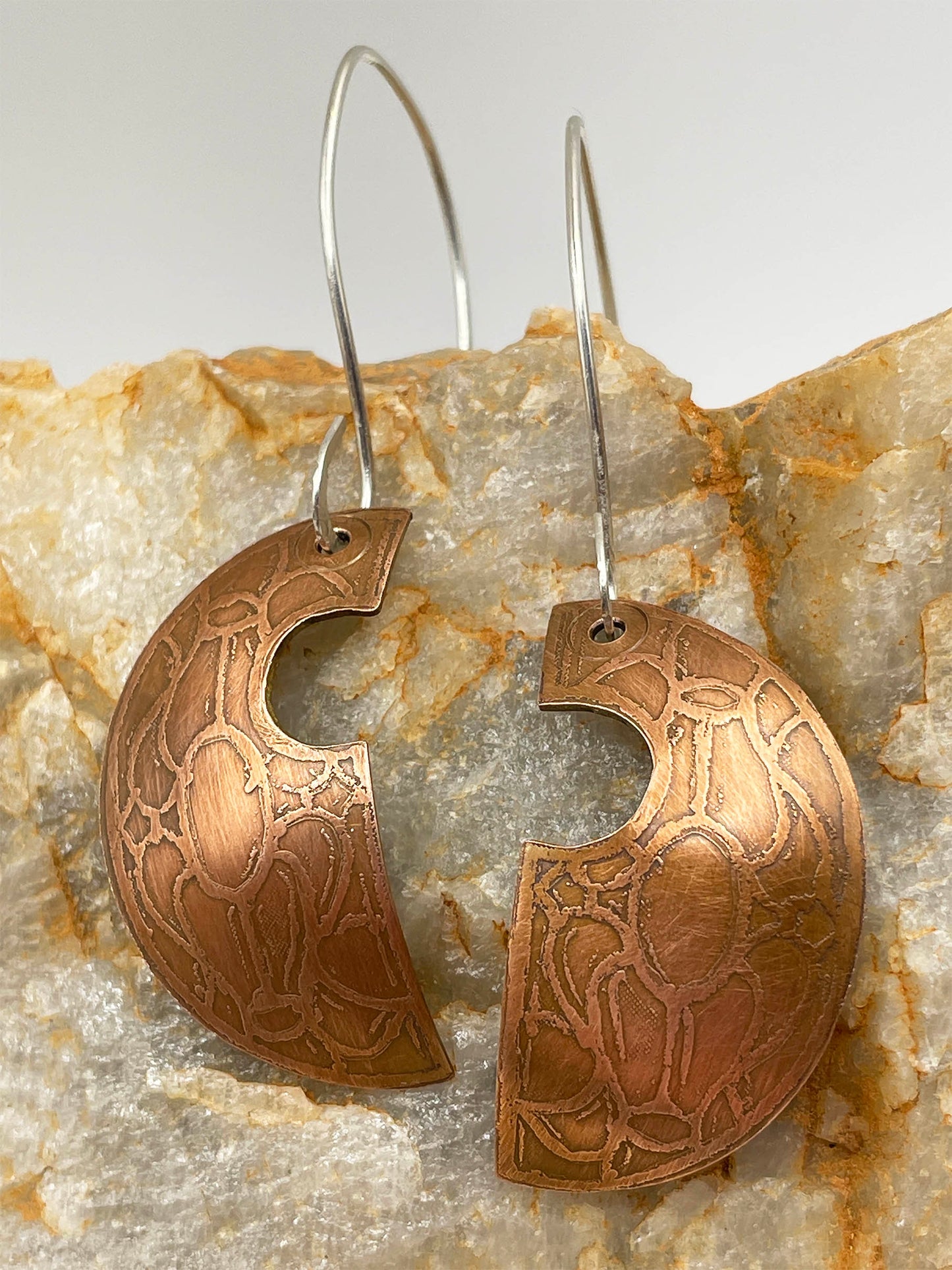 Looking Within-Copper Earrings