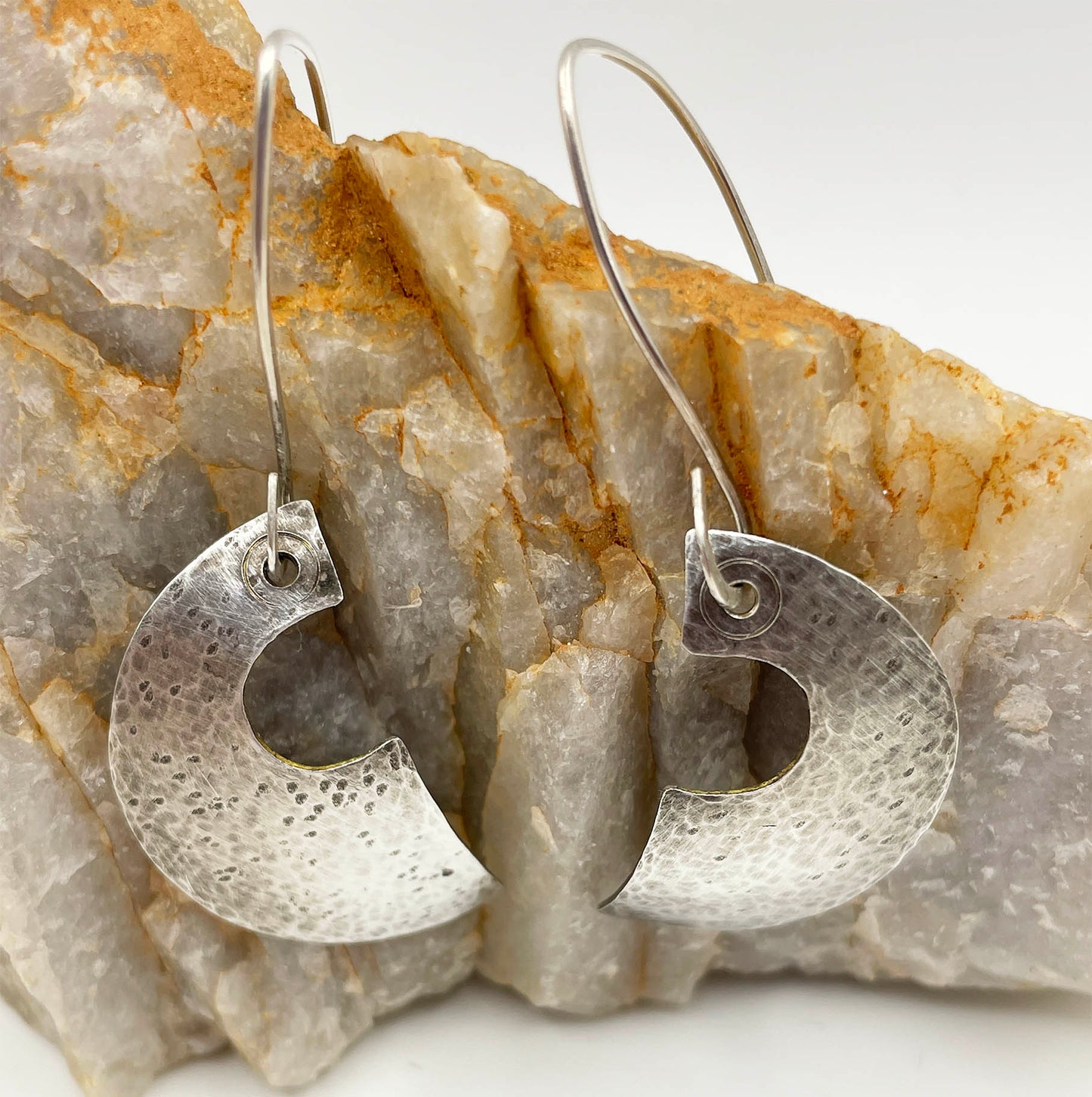 Looking Within - Sterling Silver Earrings